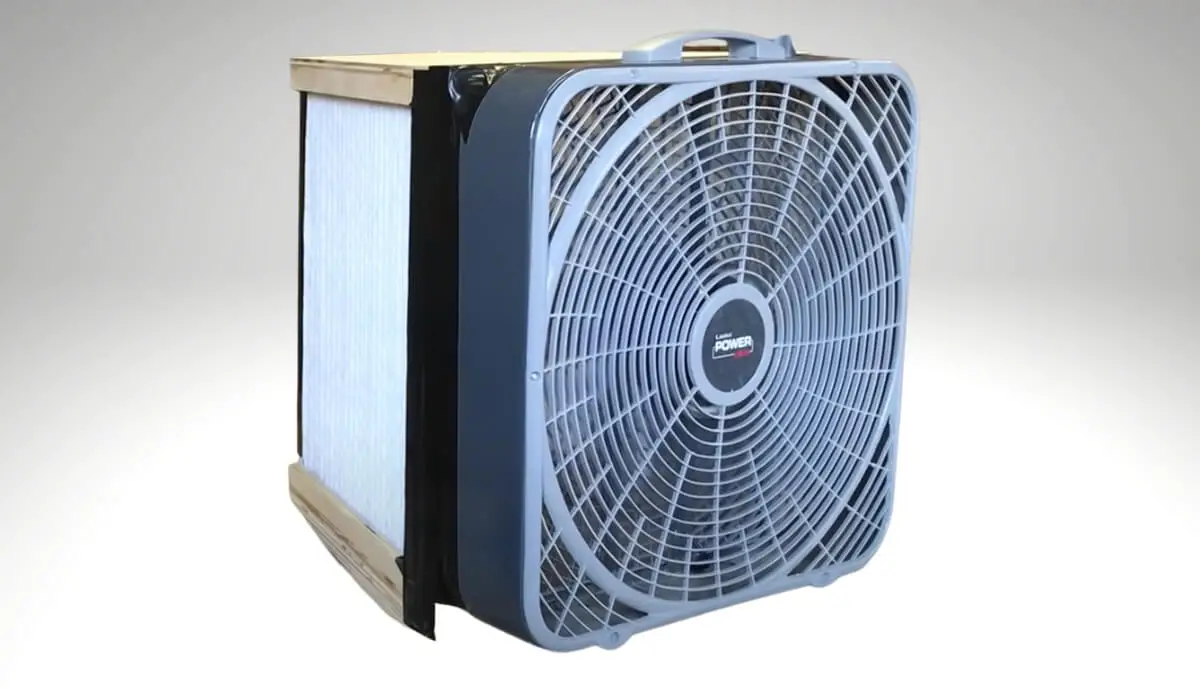 Box Fan with filter 